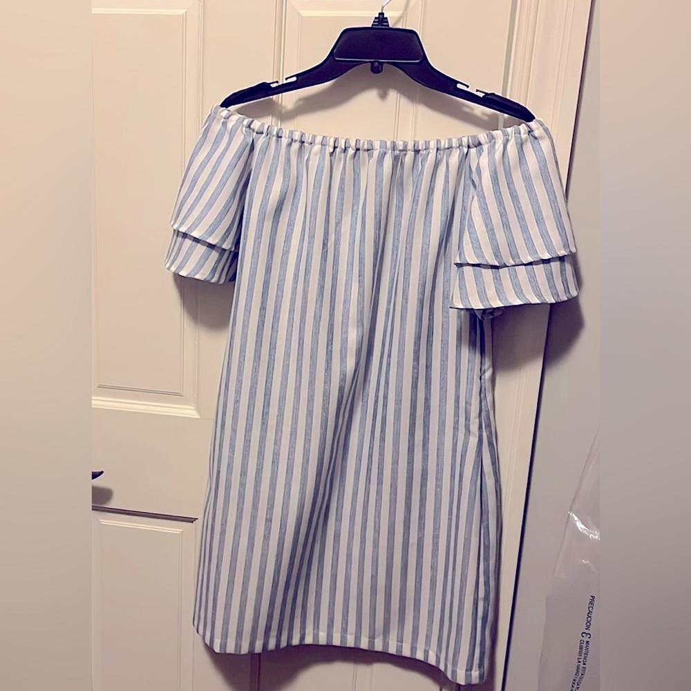 Off the shoulders or on shoulder dress